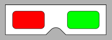 gafas 3d rojo verde